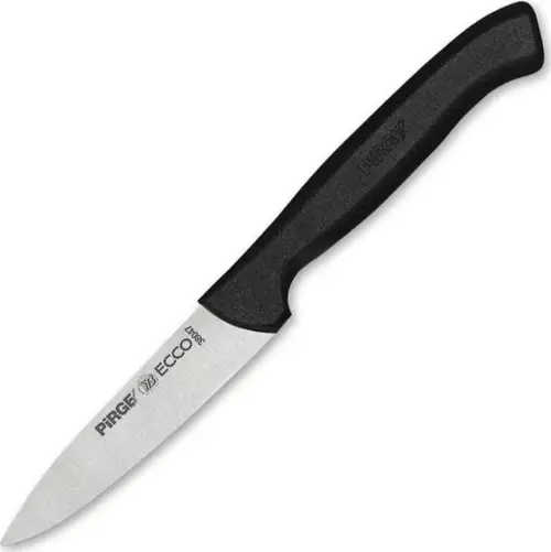 Pirge 38047 Ecco Düz Sebze Bıçağı 9 cm - Siyah