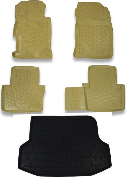 Honda Civic Sedan 2002-2006 Bej Paspas ve Bagaj Havuzu Seti
