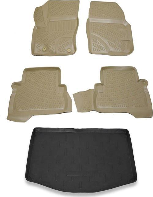 Ford C-Max 2004-2010 Bej Havuzlu Paspas ve Bagaj Seti Bizymo