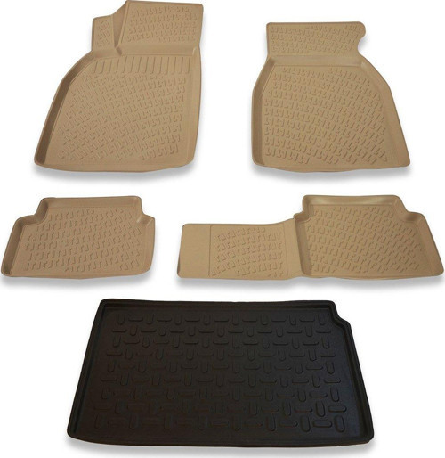 Renault Megane 2 Hb 2004-2009 Bej Paspas ve Bagaj Havuzu Seti