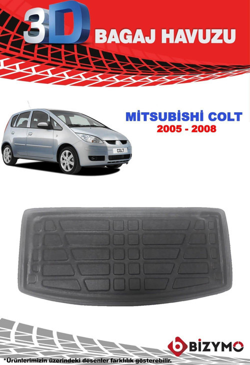 Mitsubishi Colt 2005-2008 3D Bagaj Havuzu Bizymo