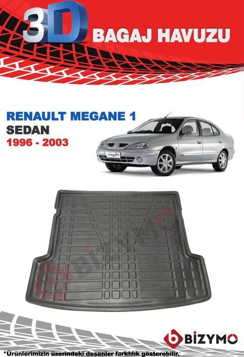 Renault Megane 1 Sedan 1996-2003 3D Bagaj Havuzu Bizymo
