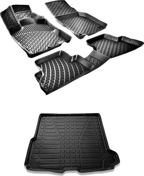 Volvo V60 2018 Sonrası 3D Havuzlu Paspas ve Bagaj Havuzu Bizymo