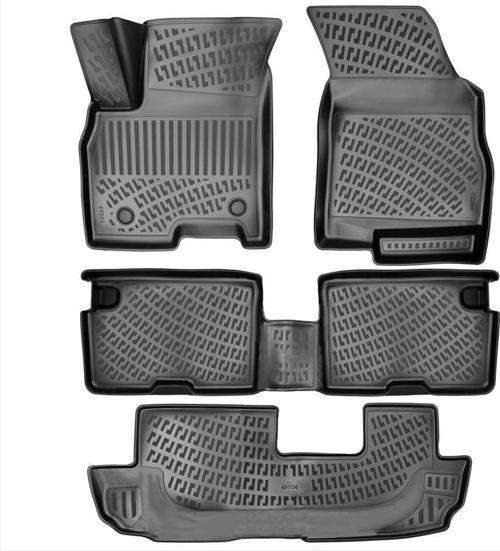 Chery Tiggo 8 Pro Luxury Paket (3sıra) 7k 2022 Sonrası 3D Havuzlu Paspas Bizymo