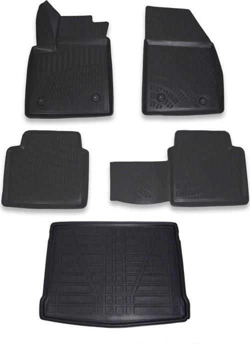 Ford Focus 5 Hb 2018+ T.K Havuzlu Paspas ve Bagaj Seti Bizymo