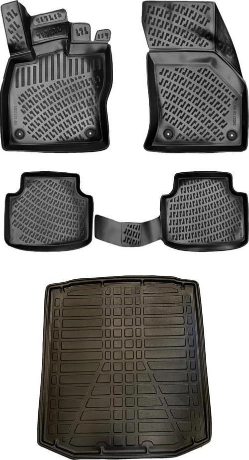 Skoda Superb 2024 Sonrası 3D Paspas Ve Bagaj Havuzu Seti