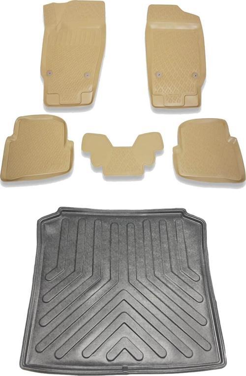 Skoda Fabia Stw 1999-2008 Bej Havuzlu Paspas + Bagaj Seti Bizymo