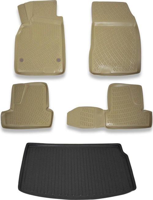 Renault Megane 3 Hb 2009-2015 Bej Paspas ve Bagaj Havuzu Seti