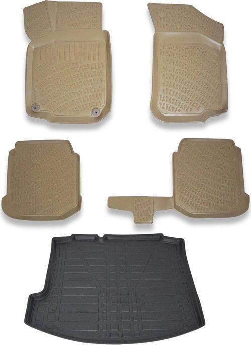 Volkswagen Bora 1999-2005 Bej Paspas ve Bagaj Havuzu Seti