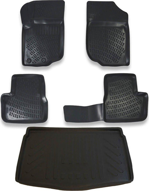 Peugeot 207 Sw Outdoor 2008-2012 Havuzlu Paspas ve Bagaj Seti Bizymo