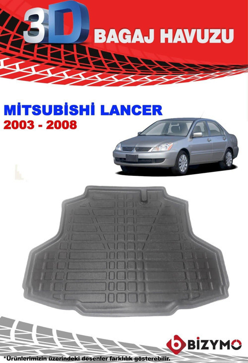 Mitsubishi Lancer 2003-2008 3D Bagaj Havuzu Bizymo