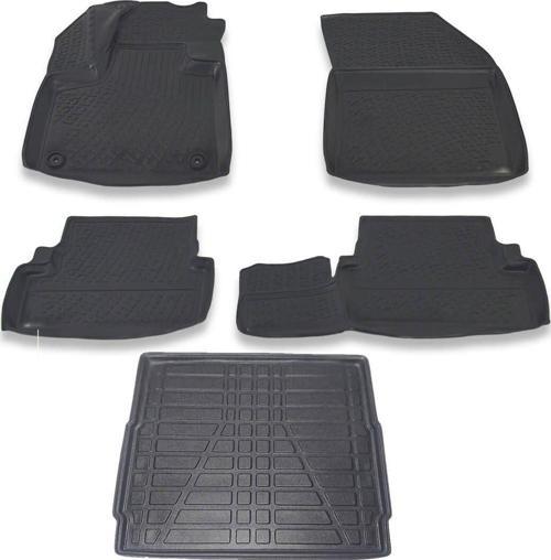 Opel Grandland 2017+ Üst Havuzlu Paspas ve Bagaj Seti Bizymo