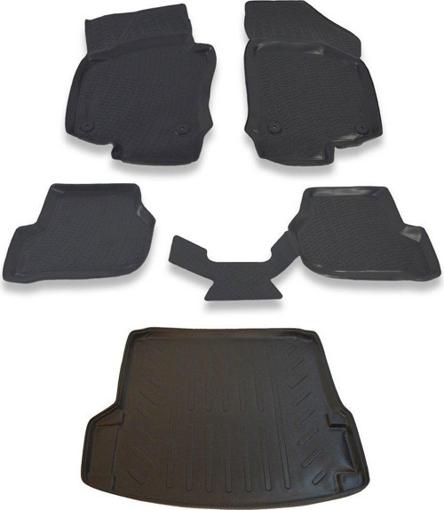 Skoda Octavia A5 2005-2012 Paspas Ve Bagaj Havuzu Seti