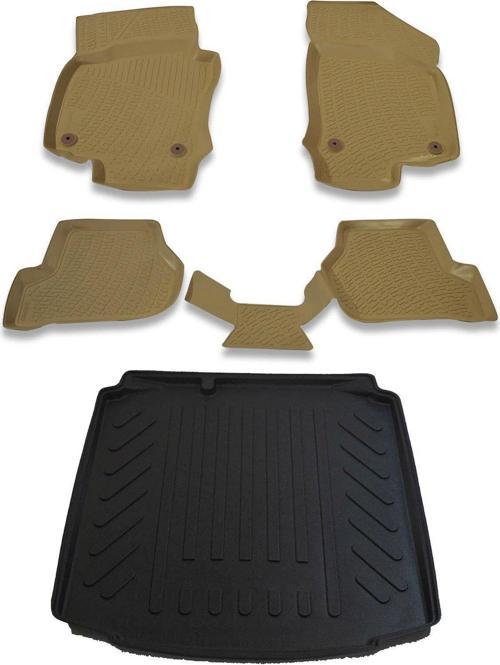 Seat Toledo Sedan 2013 Ve Sonrası Bej Paspas ve Bagaj Havuzu Seti