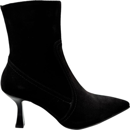 Hobby 2660 Hakiki Deri İnce Topuklu Kadın Bot