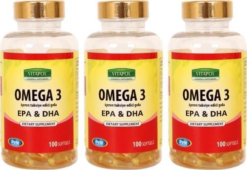 Balık Yağı 1000 Mg Omega 3 3x100 Softgel