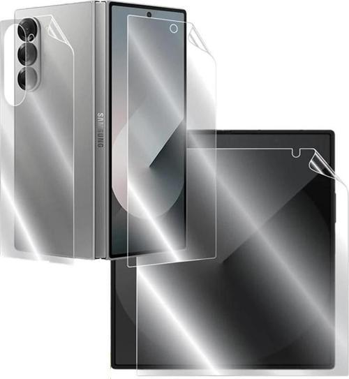 Samsung Galaxy Z Fold 7 Uyumlu 2 Ön 1 Arka Body Şeffaf Ultra koruyucu Nano Jelatin