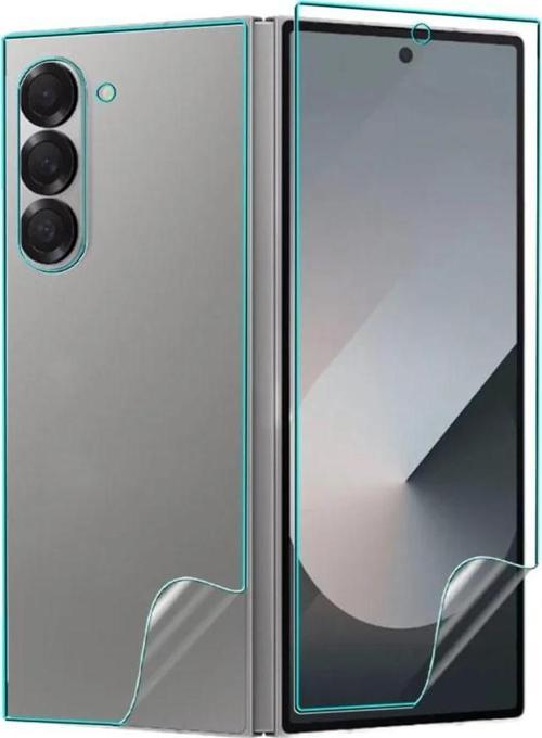 Samsung Galaxy Z Fold 7 Uyumlu Ön+Arka Body Şeffaf Ultra koruyucu Nano Jelatin