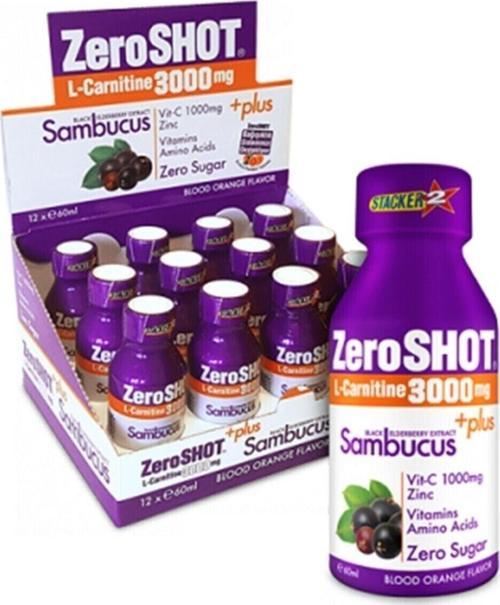 60 ml 3000 Mg L-carnitine Plus Sambucus 12 Adet - Kan Portakalı 8681571350231