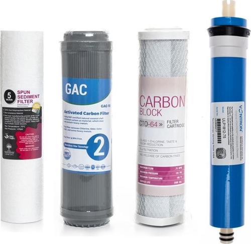 Açık Kasa Arıtma Cihazlarına Uyumlu 4'lü Filtre Vontron Membranlı