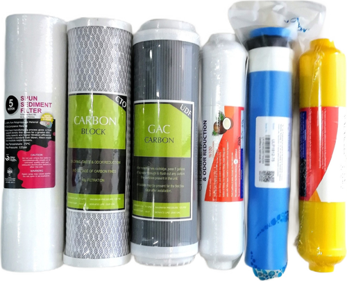Aqualine Su Arıtma Filtre Seti 6 Lı Çift Karbon,vontron Membran,mineralli