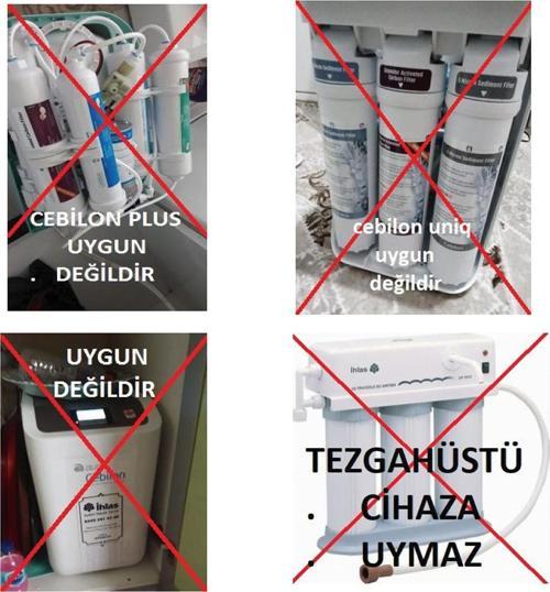 İhlas Aura Cebilon ve Aura Cebilon Compactı Uyumlu Filtre  Seti LG  Membranlı