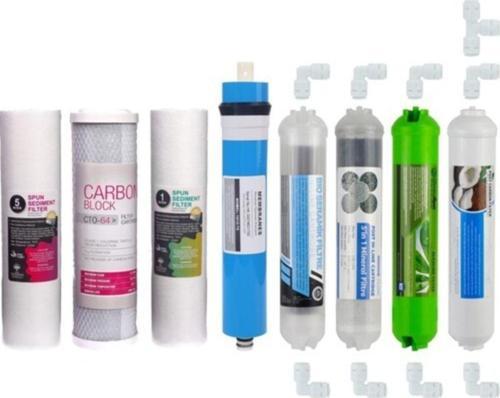 Su Arıtma Cihazı Filtresi 8'li Filtre Seti Paket Quick Bağlantılı Full Set