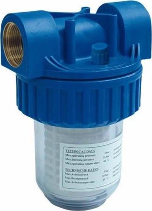 Sufil Sayaç Filtresi Yıkanabilir Kartuşlu 3/4 Giriş Çıkış