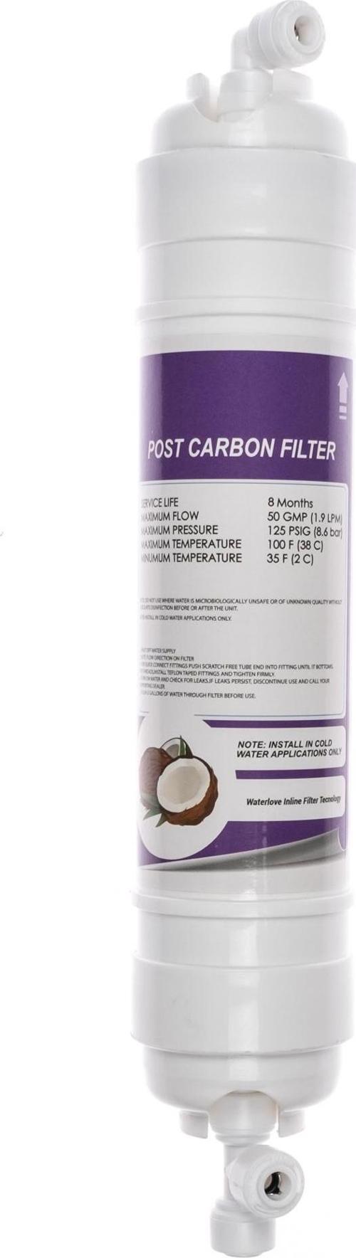 2 inch İnline Son Karbon Tadlandırıcı Filtre Quick Bağlntı