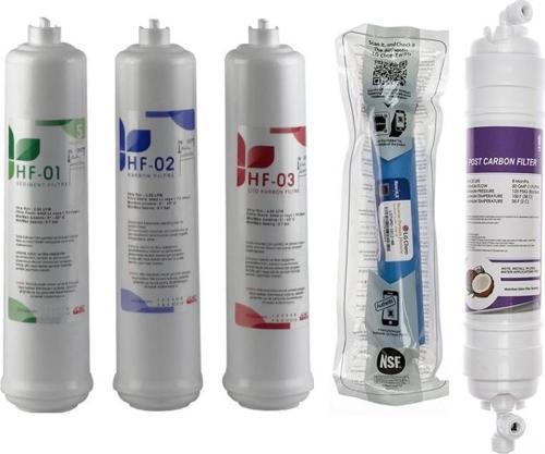 KAPALI KASA SU ARITMA CİHAZLARINA UYUMLU ÜSTTEN ÇİFT ÇUBUKLU INLINE 5'Lİ SET LG MEMBRANLI