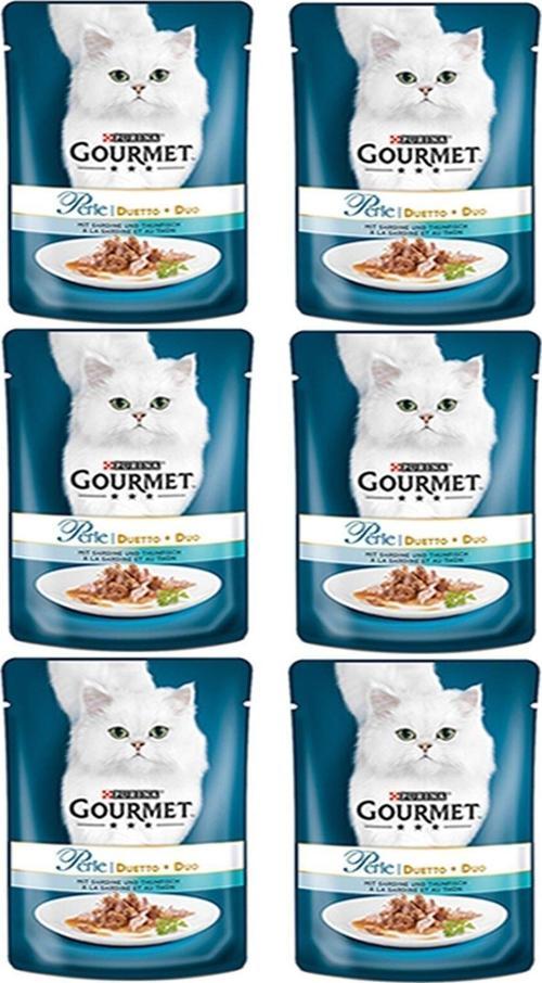 Purina Gourmet Perle Izgara Ton Balıklı Pouch Kedi Yaş Maması 85 Gr.