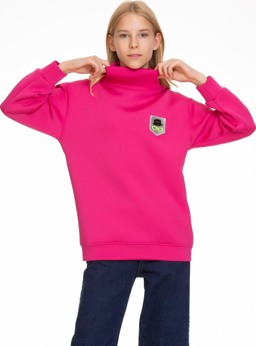 Angelos Gırls Kız Çocuk Scuba Sweatshirt 9-14 Yaş Lx164