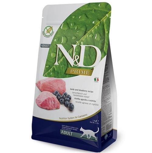 Prime Tahılsız Kuzu & Yaban Mersini Yetişkin Kedi Maması 10 Kg