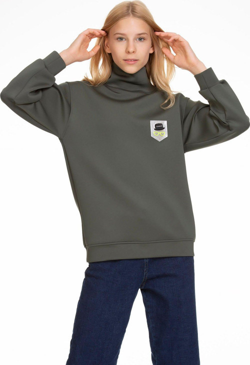 Angelos Gırls Kız Çocuk Scuba Sweatshirt 9-14 Yaş Lx164