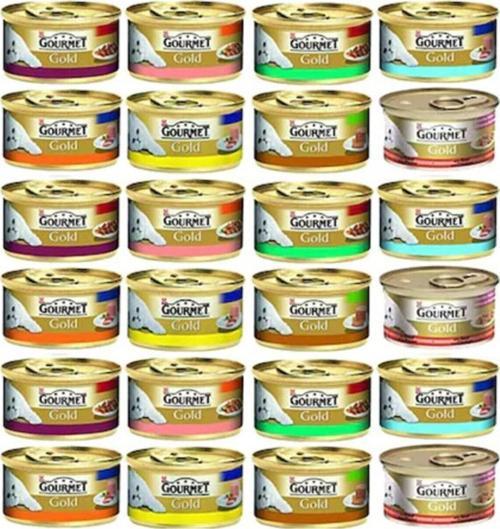 Gold Karışık Parça Etli Kedi Maması 85 Gr x 24 Adet