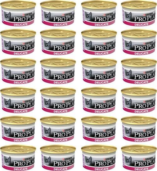 Delicate Hindili Kedi Konservesi 85 gr x 24 Adet