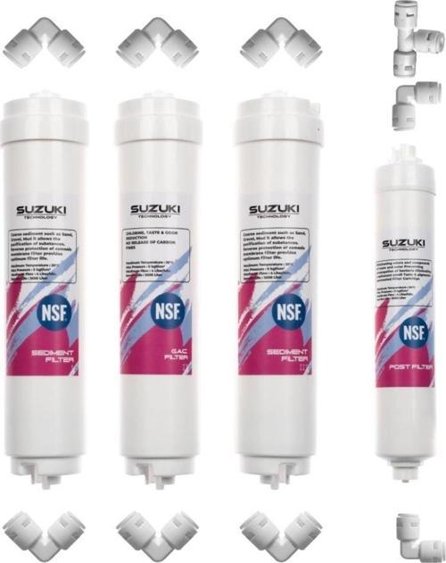 12 Inç Kapalı Kasa Su Arıtma Cihazı Membransız Tam Set (4 Filtre)