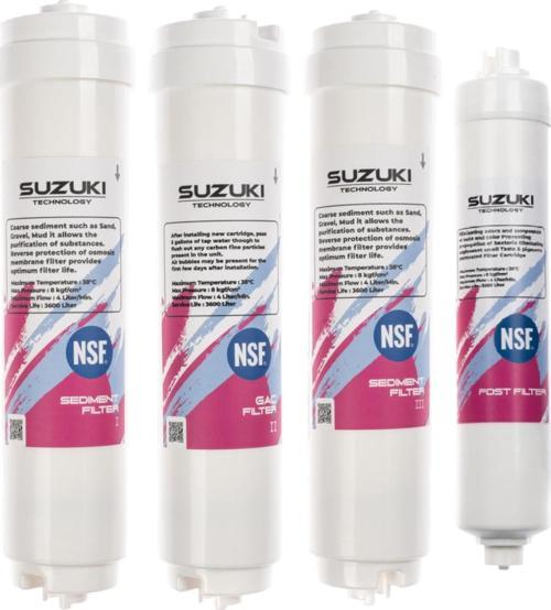 12 Inç Kapalı Kasa Su Arıtma Cihazı Membransız Tam Set (4 Filtre)