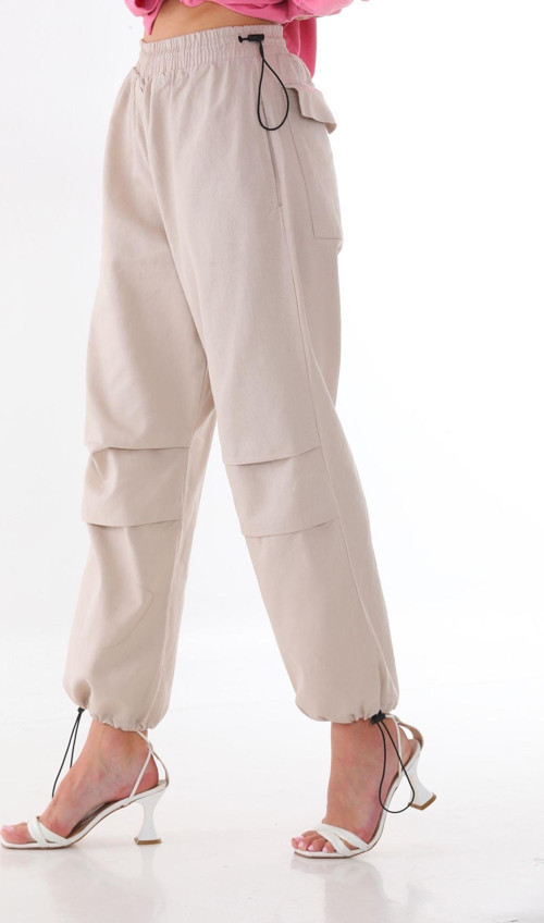 Kadın Jogger Pantolon-Bel Ve Paça Ayarlamalı-Smlxl 236Sist