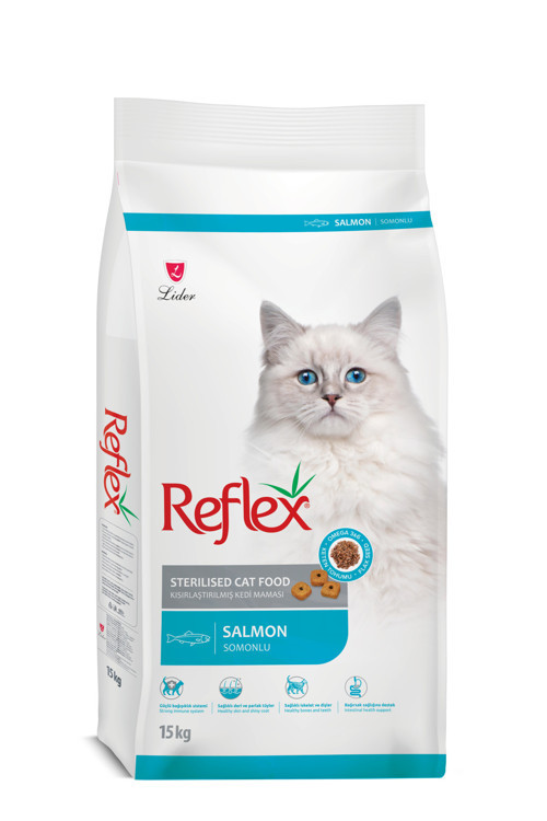 Kısırlaştırılmış / Sterilised Somonlu Kedi Maması 15 kg