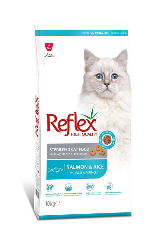Sterılsed Salmon & Rıca Aduldt Cat Food 10 Kg