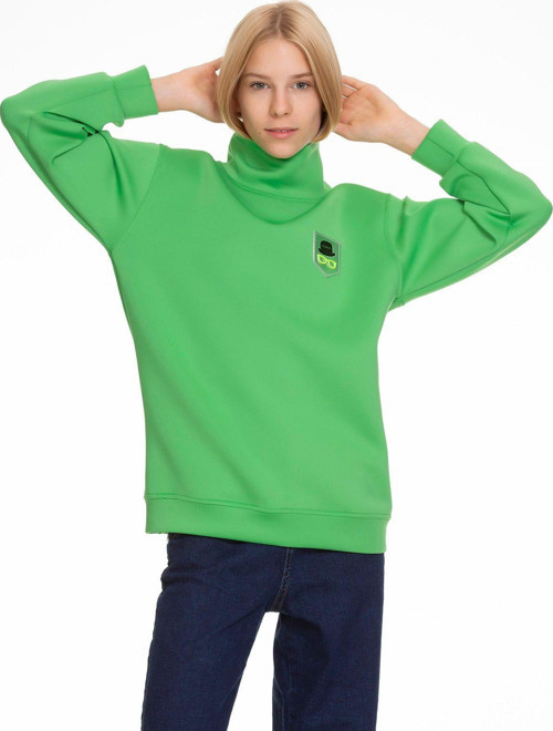 Angelos Gırls Kız Çocuk Scuba Sweatshirt 9-14 Yaş Lx164