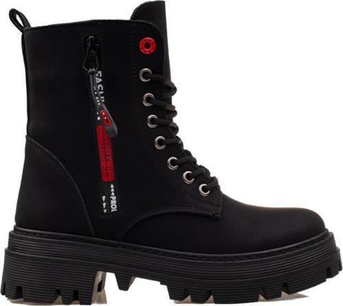 Siyah Kadın Mat Suni Yarım Postal Bot