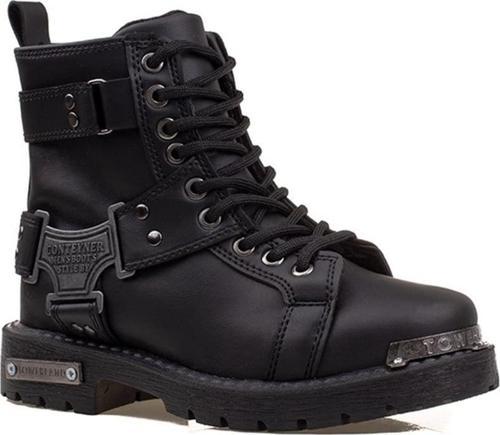 Siyah Unisex Suni Deri Siyah Spor Bot