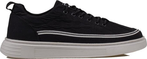 Siyah Giza Lastikli Erkek Sneaker