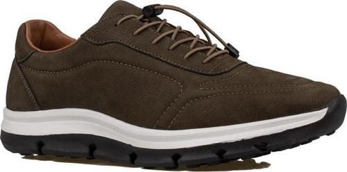 Haki AeroFlex Hakiki Deri Erkek Casual Ayakkabı