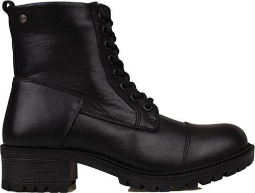 Siyah Kadın Hakiki Deri Postal Bot