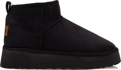 Siyah Ultra Mini Kadın Süet Bot PC-52709