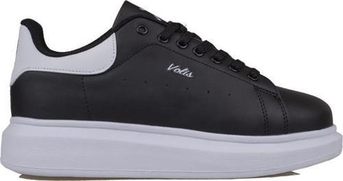 Siyah-Beyaz Momp Erkek Memory Foam Taban Sneaker