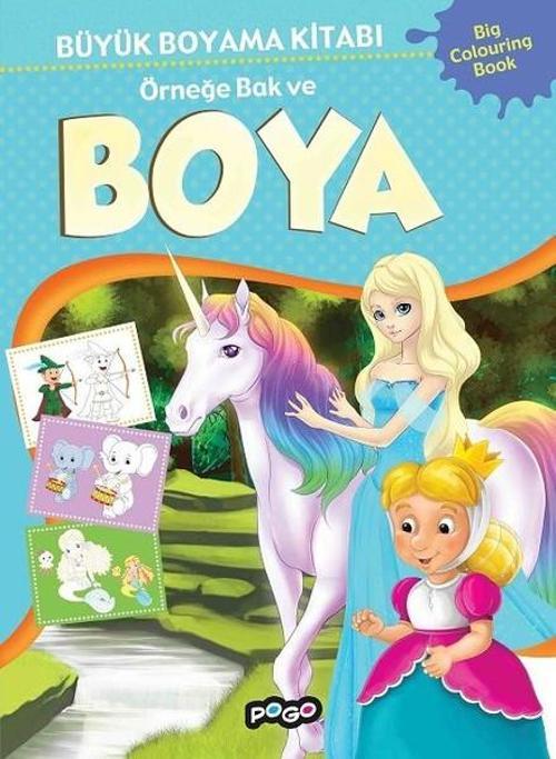 Büyük Boyama Kitabı 2-Örneğe Bak ve Boya